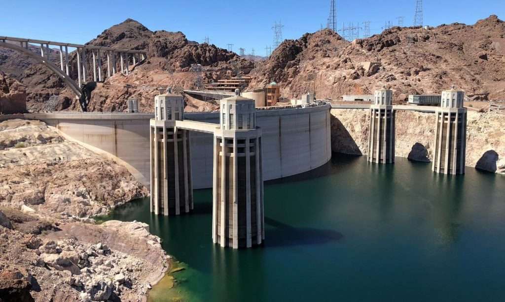 water and Hoover Dam