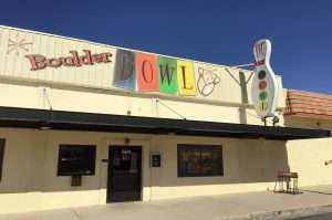 outside entrance to Boulder Bowl