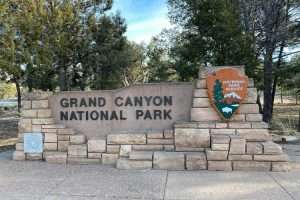 Grand Canyon National Park signage