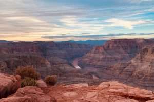 pink landscape of Grand Canyon