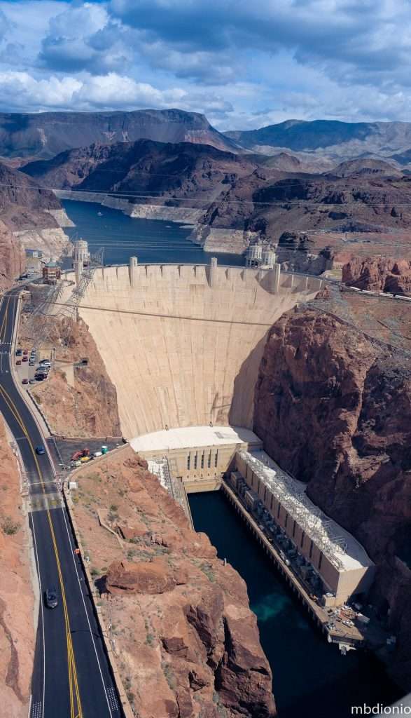 far view of Hoover Dam